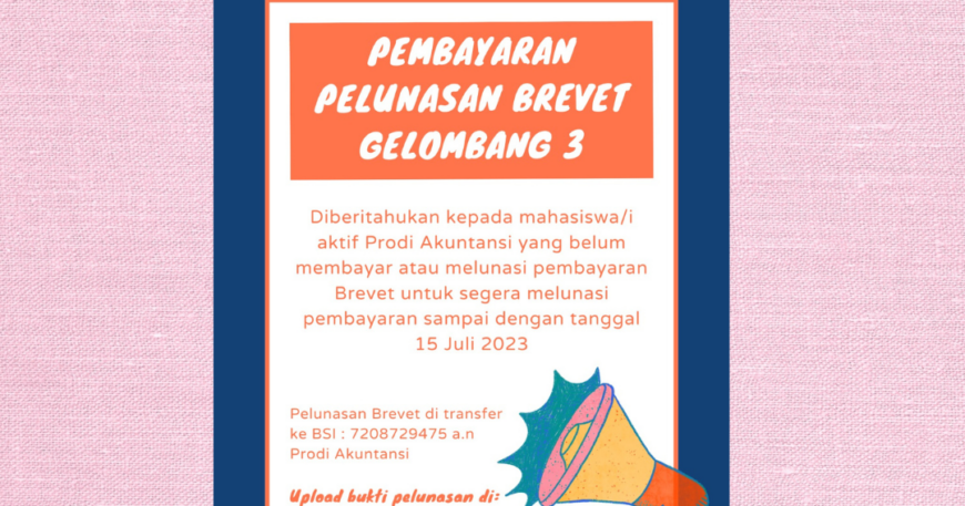 Pembayaran Pelunasan Brevet Gel 3